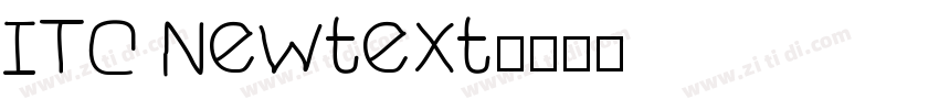 ITC Newtext字体转换